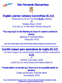 elac meeting