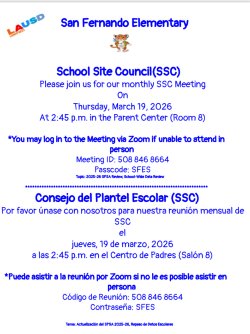 ssc meeting