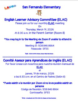 elac meeting